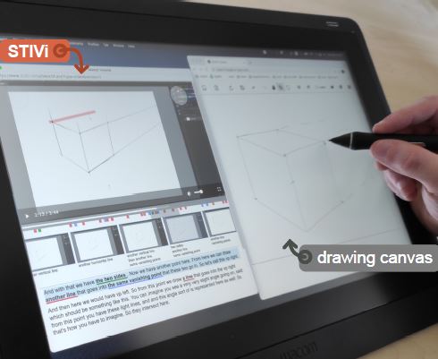 Preview of STIVi showing the system in use.